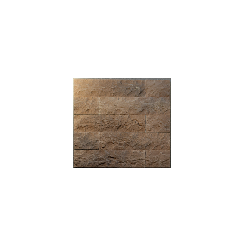 Декоративный облицовочный камень "Тиволи 2006" 40*10*1,5-2см (12шт/0,48м2) - фото - 1