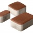 Плитка бетон пресс "Классико" (115*115, 172*115, 57*115) 60мм, терракот (0,573м2/ряд)