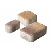 Плитка бетон пресс "Классико" Color mix (115*115, 172*115, 57*115) 60мм, Листопад (0,573м2/ряд)
