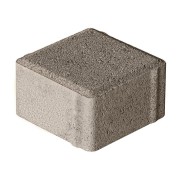 Плитка бетон пресс П20-6 "Квадрат" Гранит (100*100) 60мм, серый (792) - фото - 1