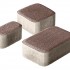 Плитка бетон пресс "Классико" Гранит (115*115, 172*115, 57*115) 60мм, коричневый (0,573м2/ряд)