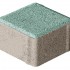 Плитка бетон пресс П20-6 "Квадрат" Гранит (100*100) 60мм, зеленый (792)