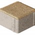 Плитка бетон пресс П20-6 "Квадрат" Гранит (100*100) 60мм, горчичный (792) - фото - 1