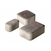 Плитка бетон пресс "Классико" Color mix Гранит (115*115, 172*115, 57*115) 60мм, Хаски (0,573м2/ряд) - фото - 1