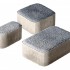 Плитка бетон пресс "Классико" Color mix Гранит (115*115,172*115, 57*115) 60мм, Сильвер (0,573м2/ряд)