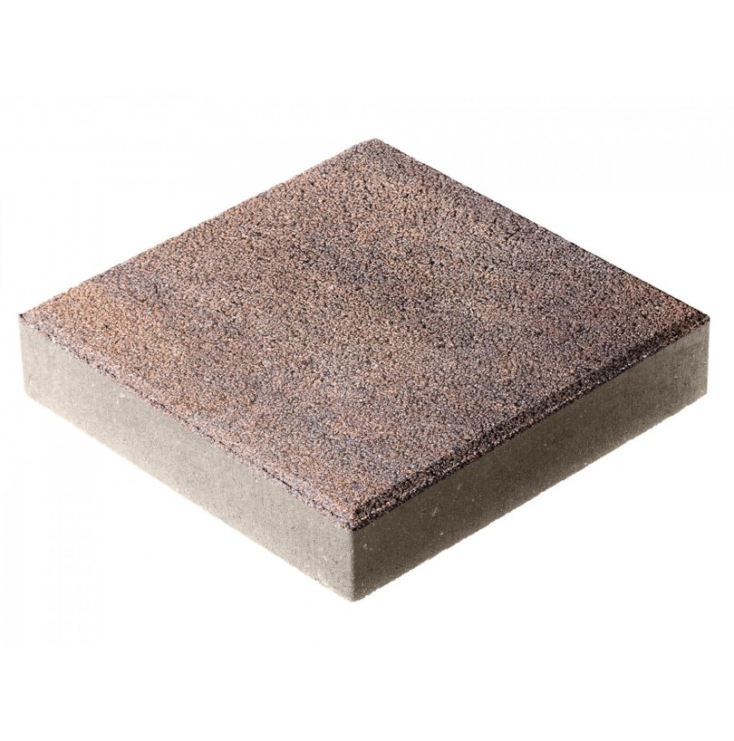 Плитка бетон пресс П15-6 "Квадрат" Color mix Гранит (300*300) 60мм, Техас (104)