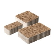 Плитка бетон пресс П15-6 "Квадрат" Color mix (300*300) 60мм, Техас (104)