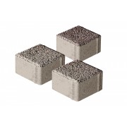 Плитка бетон пресс П20-6 "Квадрат" Color mix Гранит (100*100) 60мм, Хаски (792) - фото - 1