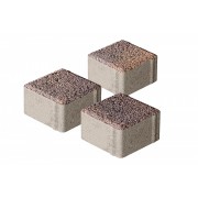Плитка бетон пресс П20-6 "Квадрат" Color mix Гранит (100*100) 60мм, Техас (792)