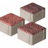 Плитка бетон пресс П20-6 "Квадрат" Color mix Гранит (100*100) 60мм, Вулкан (792) - фото - 1