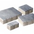 Плитка бетон пресс "Бавария" Color mix(280*210,210*140, 140*140, 140*70) 60мм, Сильвер (0,549м2/ряд)