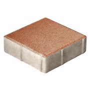 Плитка бетон пресс П15-6 "Квадрат" Гранит (300*300) 60мм, терракот (104)