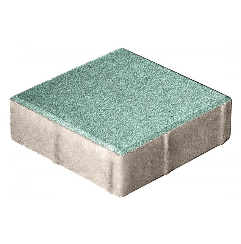 Плитка бетон пресс П15-6 "Квадрат" Гранит (300*300) 60мм, зеленый (104)