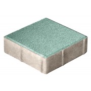 Плитка бетон пресс П15-6 "Квадрат" Гранит (300*300) 60мм, зеленый (104)