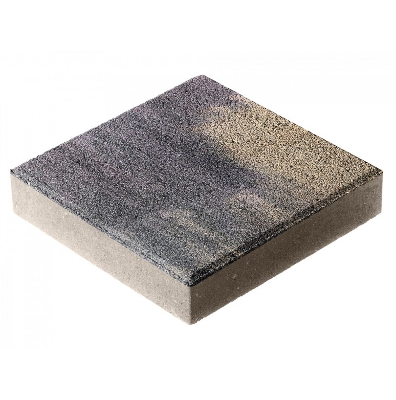 Плитка бетон пресс П15-6 "Квадрат" Color mix Гранит (300*300) 60мм, Юпитер (104)