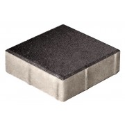 Плитка бетон пресс П15-6 "Квадрат" Гранит (300*300) 60мм, черный (78) - фото - 1