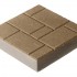 Плитка бетон пресс П3-6 "Квадрат" (300*300) 60мм, горчичный (104) - фото - 1