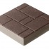 Плитка бетон пресс П3-6 "Квадрат" (300*300) 60мм, коричневая (104)