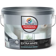 Краска для стен и потолков водно-дисперсионная Profilux Professional Extra white матовая 2,5 кг - фото - 1