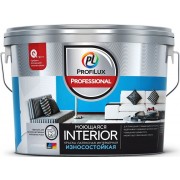 Краска для стен и потолков водно-дисперсионная Profilux Professional Interior матовая 2,5 кг - фото - 1
