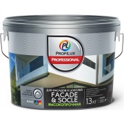 Краска фасадная акриловая Profilux Professional Fasade&Socle глубокоматовая 13 кг - фото - 1