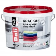 Краска латексная "DALI" для кухни и ванной База А 9 л Влаг. биоз. Рогнеда - фото - 1