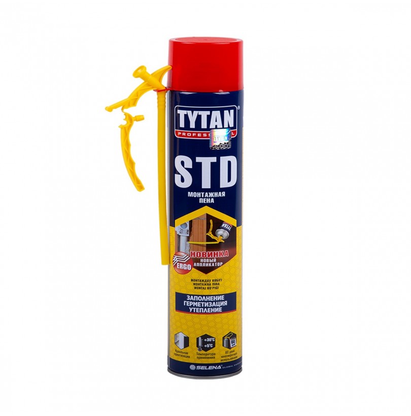 Пена монтажная бытовая "TYTAN Professional STD 02", 750 мл (12) - фото - 1