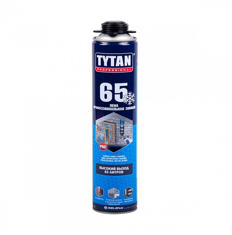 Пена монтажная проф. "TYTAN Professional 65", зимняя 750 мл - фото - 1