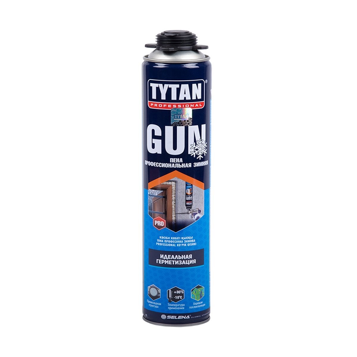 Пена монтажная профессиональная TYTAN Professional GUN, зимняя 750 мл - фото - 1