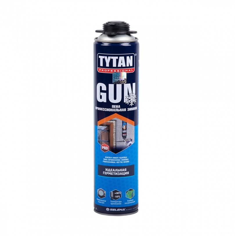 Пена монтажная проф. "TYTAN Professional GUN", зимняя 750 мл - фото - 1