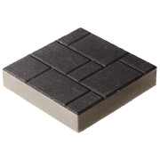 Плитка бетон пресс П3-6 "Квадрат" (300*300) 60мм, черный (104)