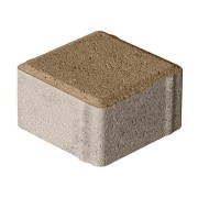 Плитка бетон пресс П20-6 "Квадрат" (100*100) 60мм, горчица (792) - фото - 1