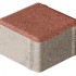 Плитка бетон пресс П20-6 "Квадрат" (100*100) 60мм, красный (792)