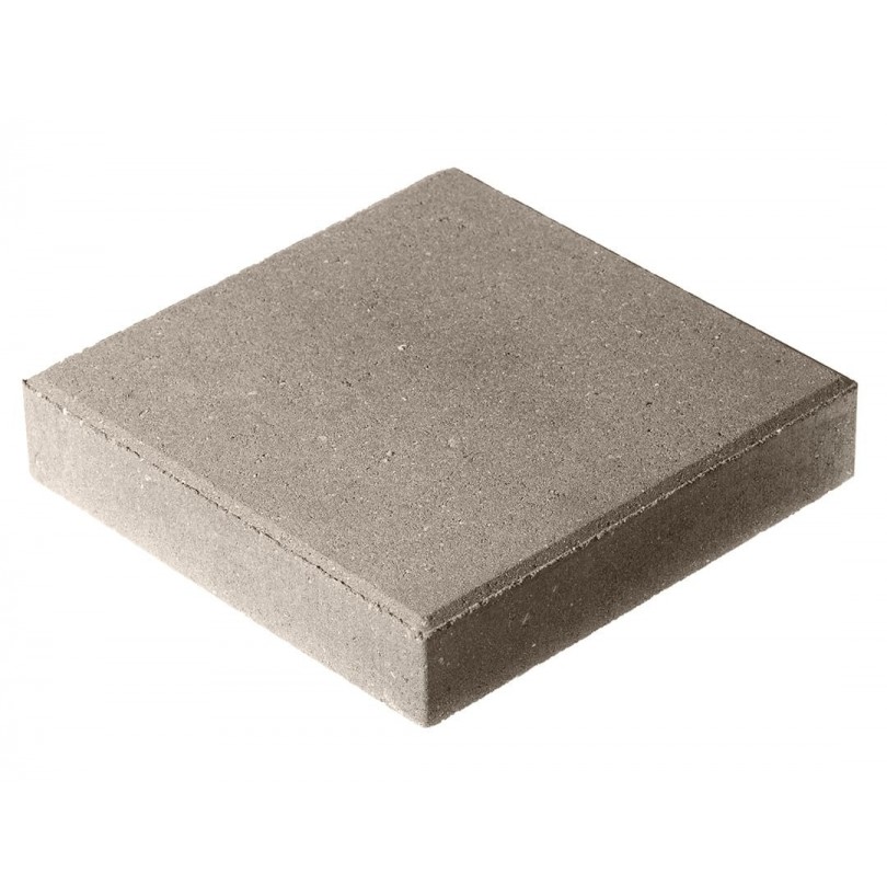 Плитка бетон пресс П15-6 "Квадрат" (300*300) 60мм, серый (104)