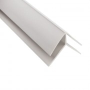 Угол наружный для панелей 8мм 3,0м "Идеал Ламини", 001-G Белый глянцевый - фото - 1