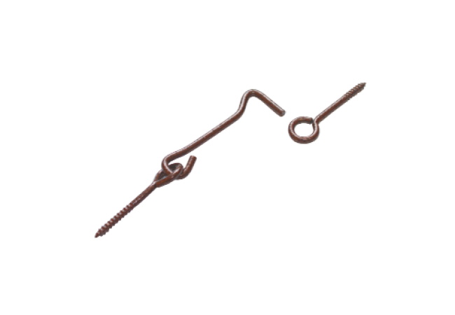 Крючок прутковый мод.4 медь антик (Домарт) - фото - 1
