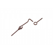 Крючок прутковый мод.4 медь антик (Домарт) - фото - 1