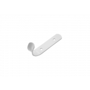 Крючок-вешалка 1 рожковый, белый "Домарт" - фото - 1