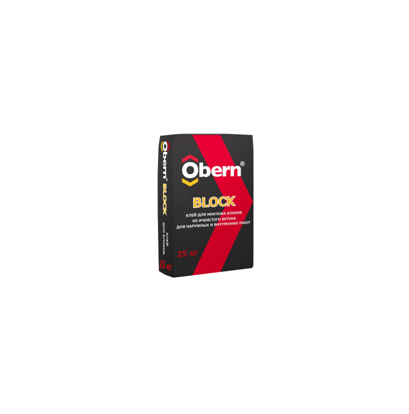 Клей для блоков ОБЕРН 25 кг (64) - фото - 1