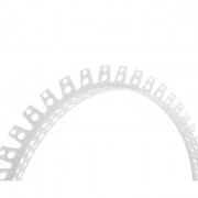 Угол штукатурный арочный 25х25мм 3,0м "Идеал", 001 Белый - фото - 1