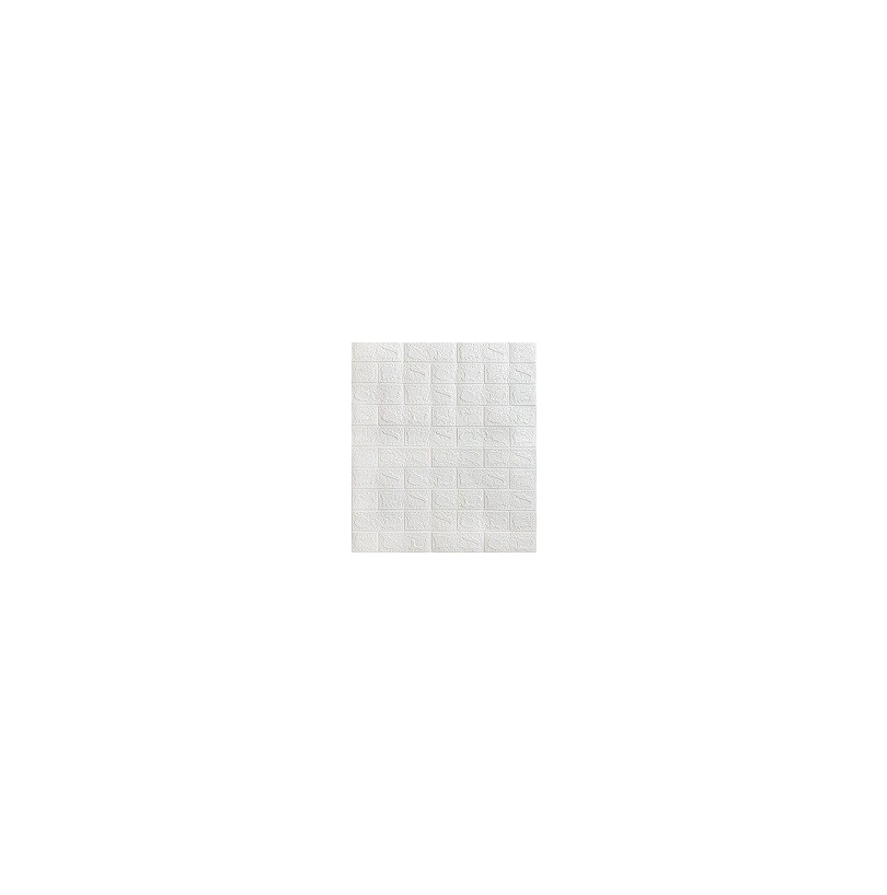 Панель 3D из вспен. ПВХ ГРЕЙС 700*700мм (самокл.) Кирпич белый - фото - 1