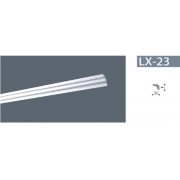 Плинтус потолочный NMC LX-23(360) 22*22мм 2м (180) - фото - 1