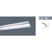 Плинтус потолочный NMC LX-40(230) 30*30мм 2м (115) - фото - 1
