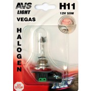 Лампа галогенная AVS Vegas в блистере H11.12V.55W (1 шт.) - фото - 1