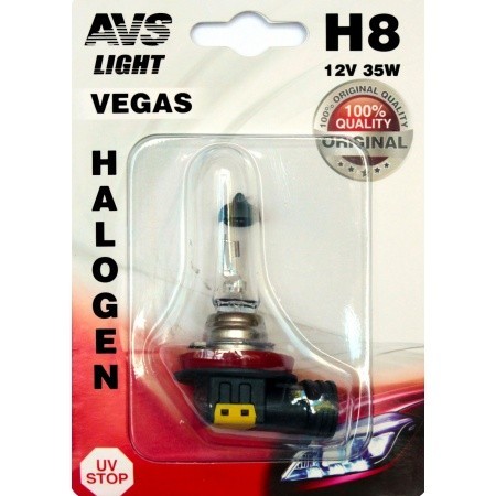 Лампа галогенная AVS Vegas в блистере H7.12V.55W (1 шт.) - фото - 1