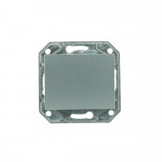 Выключатель 1 кл. ProfiTec Corsa ST мех+накл (PC-пласт) серебро мат - фото - 1