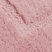 Коврик для ванной Альпака 0.5х0.8м полиэстер, розовый PU010242 - фото - 1