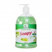 Жидкое мыло "Soapy" Clean&Green эконом "яблоко" 500мл - фото - 1