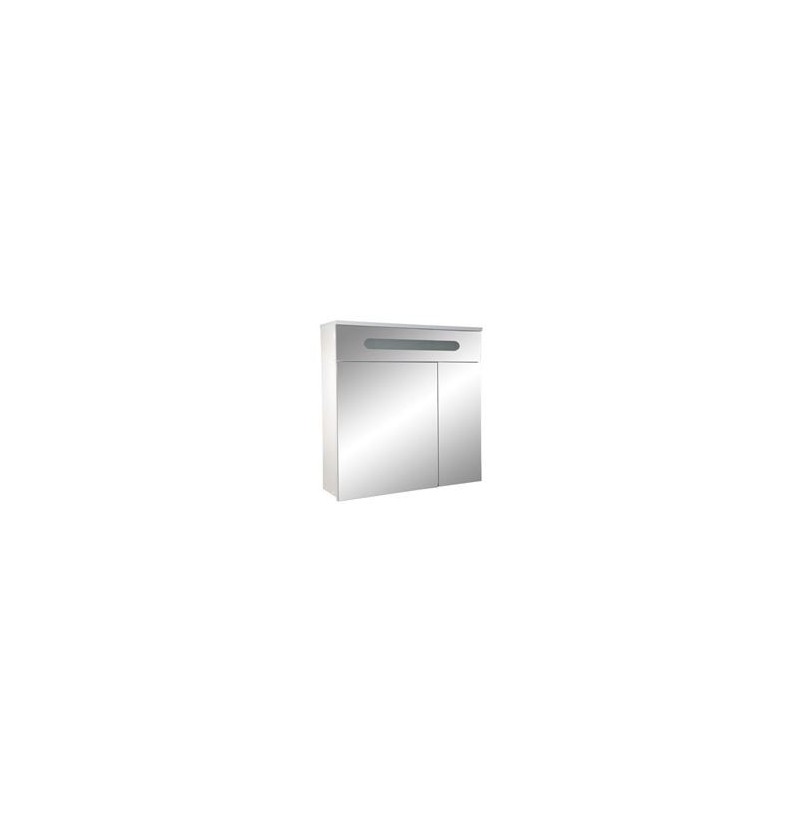Шкаф зеркальный СИГМА 80 с подсветкой Левый - фото - 1