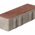 Плитка бетон пресс "Ригель" (240*80) 60мм, красный (420)